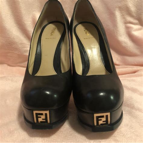 Fendi Fendista Platform Pumps 